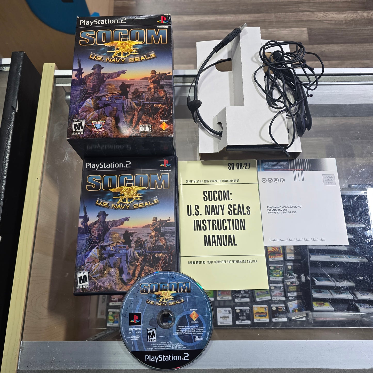 SOCOM US Navy Seals Big Box Playstation 2