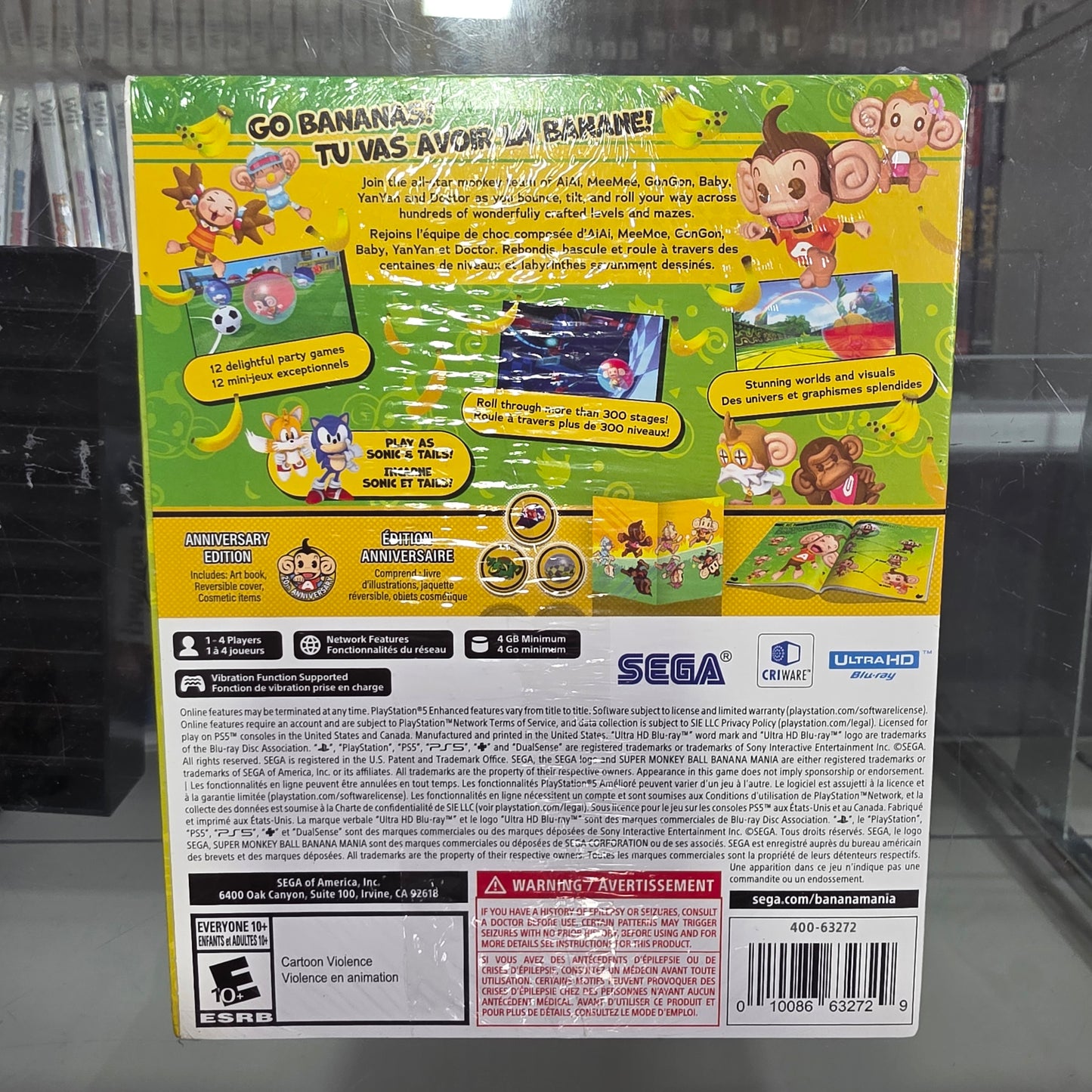 New Sealed Super Monkey Ball Banana Mania [Anniversary Edition] Playstation 5