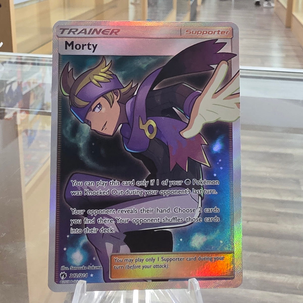 (NM) Morty (Full Art) - SM - Lost Thunder