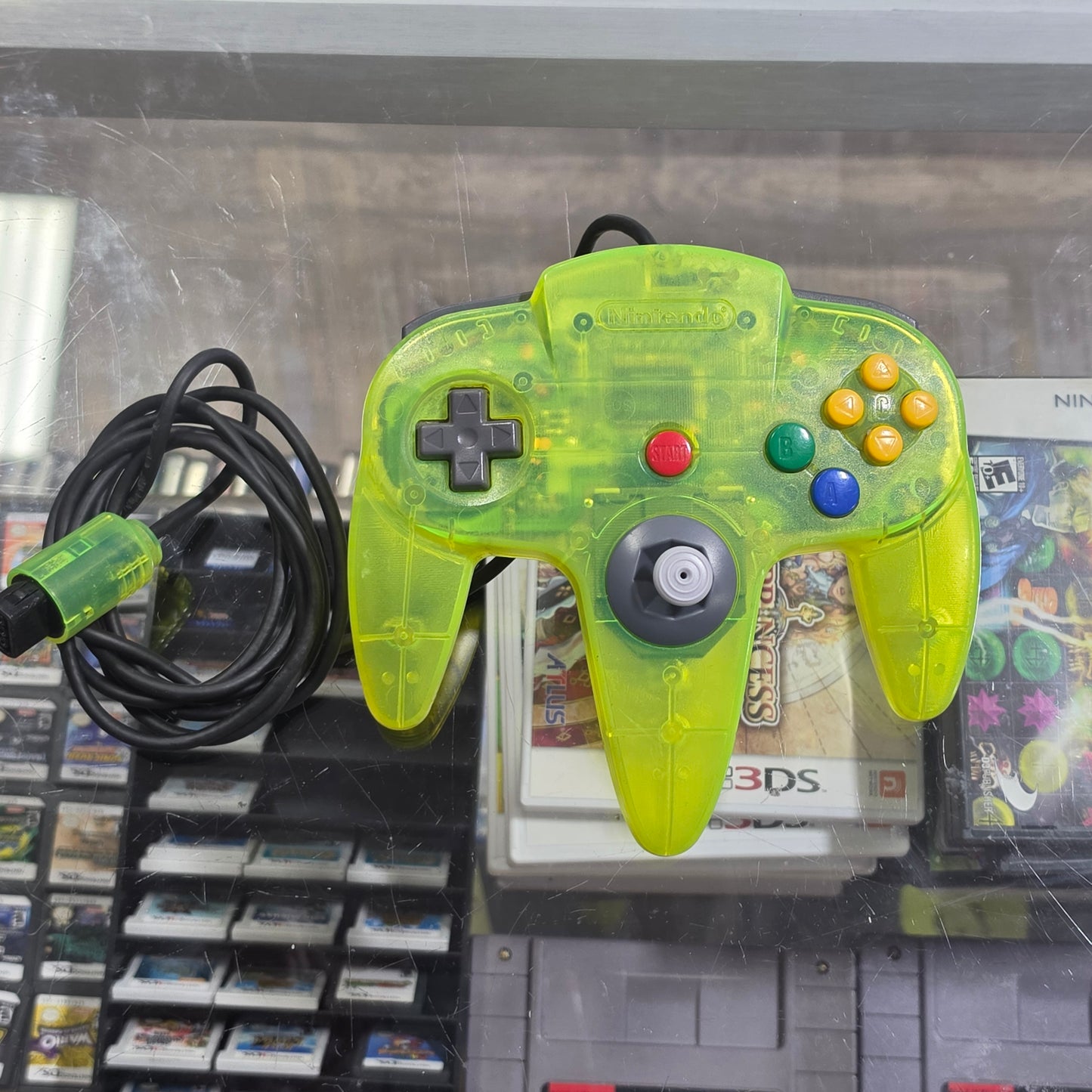 Extreme Green Controller Nintendo 64