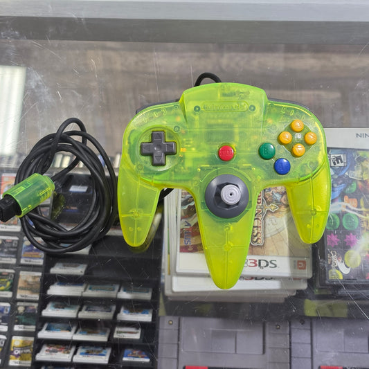 Extreme Green Controller Nintendo 64
