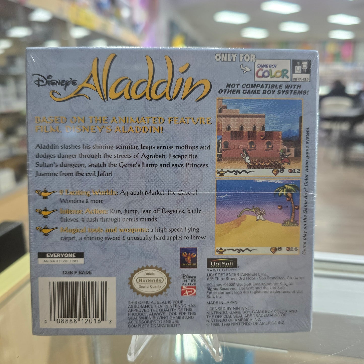 Aladdin Nintendo Gameboy Color (Sealed)