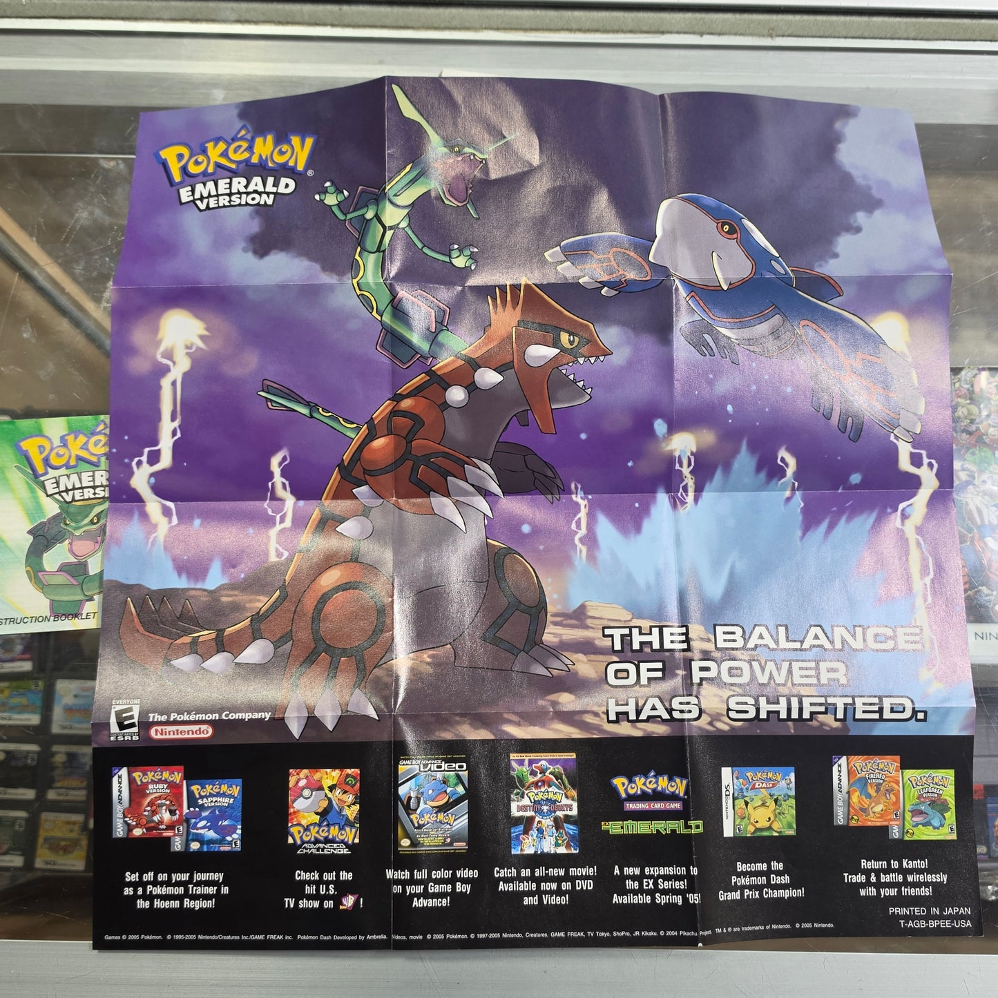 Pokémon Emerald (Authentic) (Dry Battery) Nintendo Gameboy Advance CIB