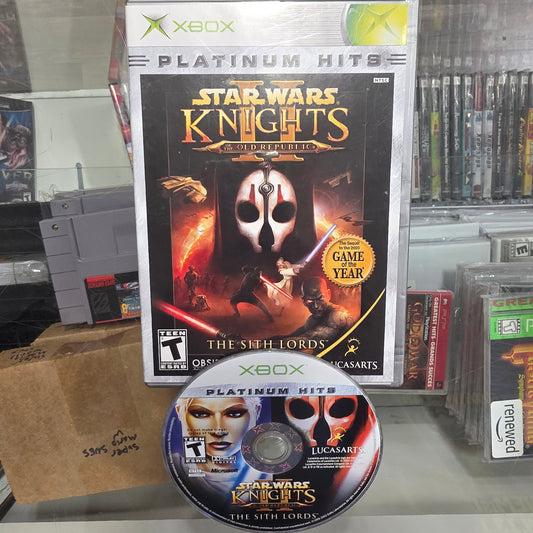 Star Wars Knights Of Tve Old Republic Knights II Original Xbox