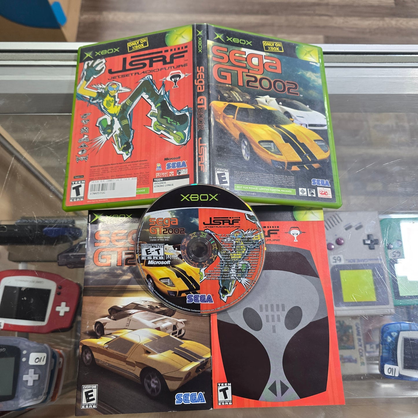Sega GT 2002 & JSRF Original Xbox