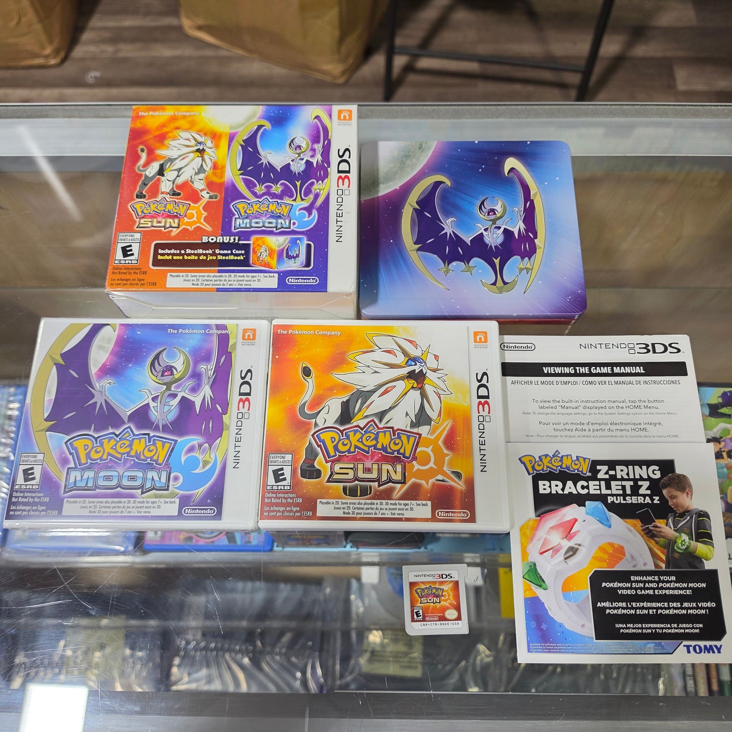 Pokemon Sun & Pokemon Moon Dual Pack [Steelbook Edition] Nintendo 3DS