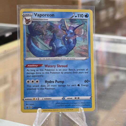 Vaporeon - SWSH072 - SWSH: Sword & Shield Promo Cards (LP)