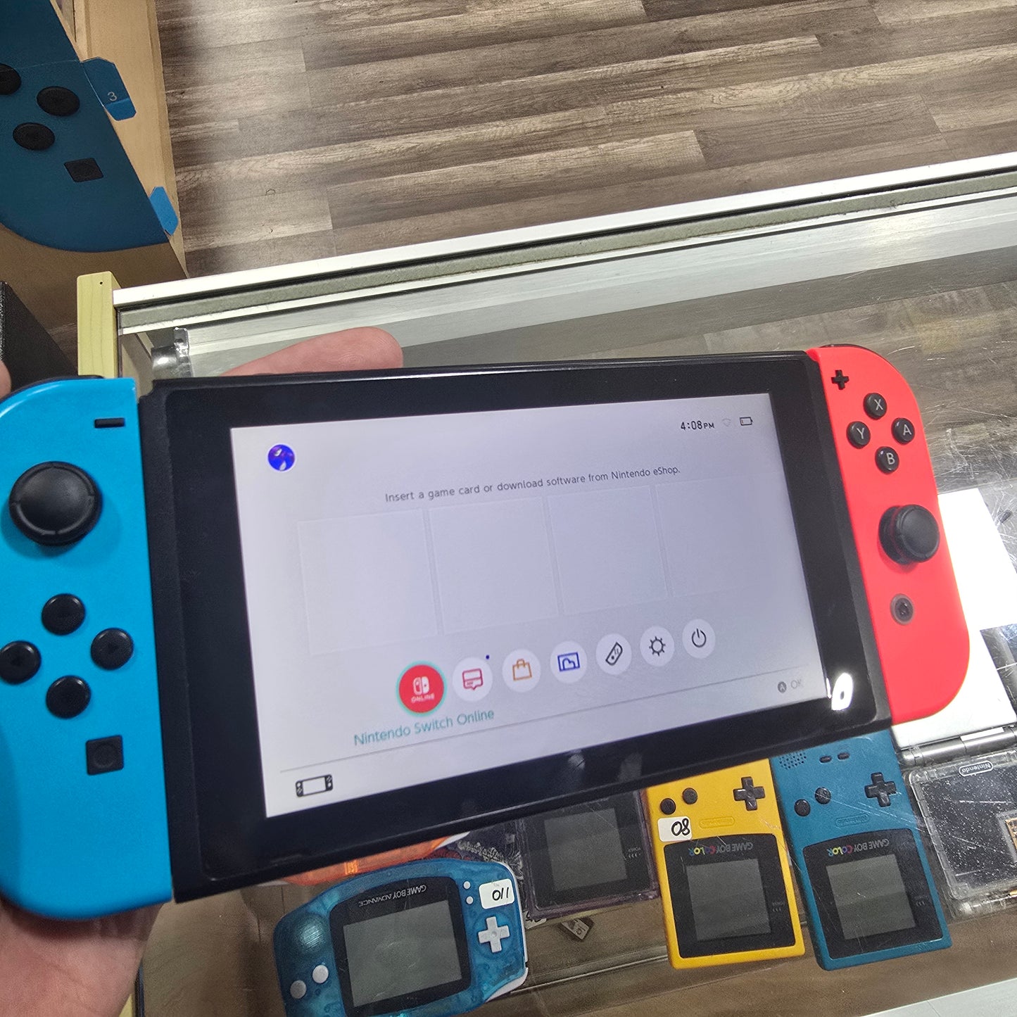 Nintendo Switch with Blue and Red Joy-con Nintendo Switch