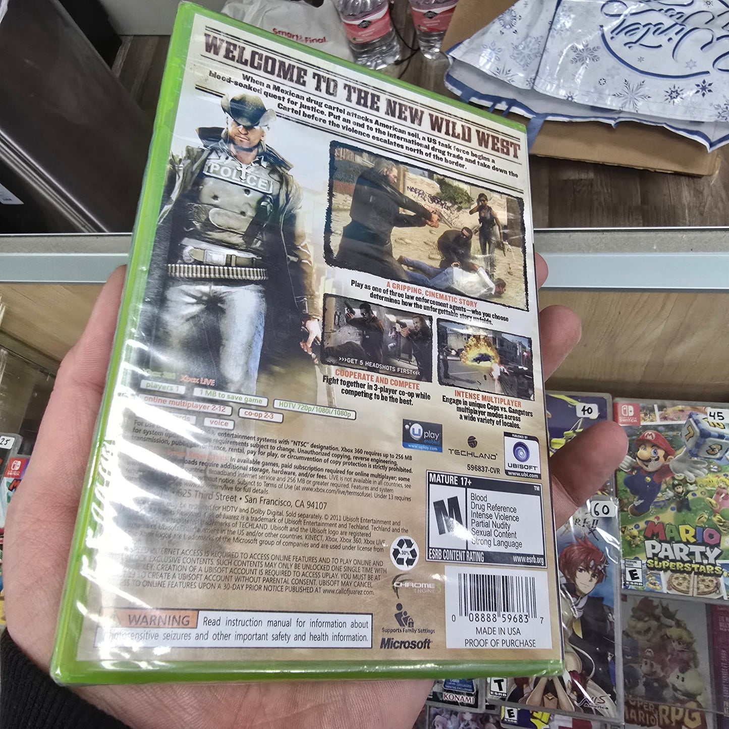 Call of Juarez: The Cartel (NEW) Xbox 360