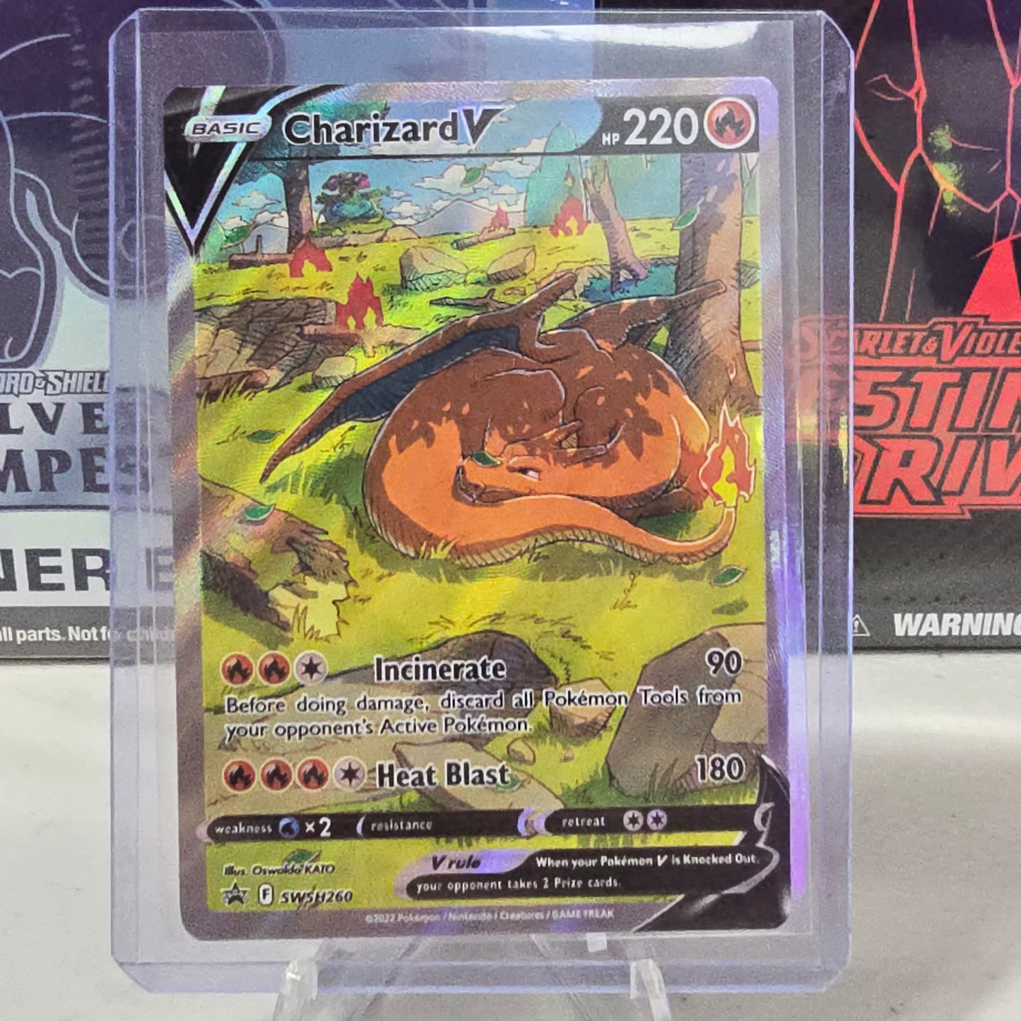 Charizard V - SWSH260 - SWSH: Sword & Shield Promo Cards (NM)