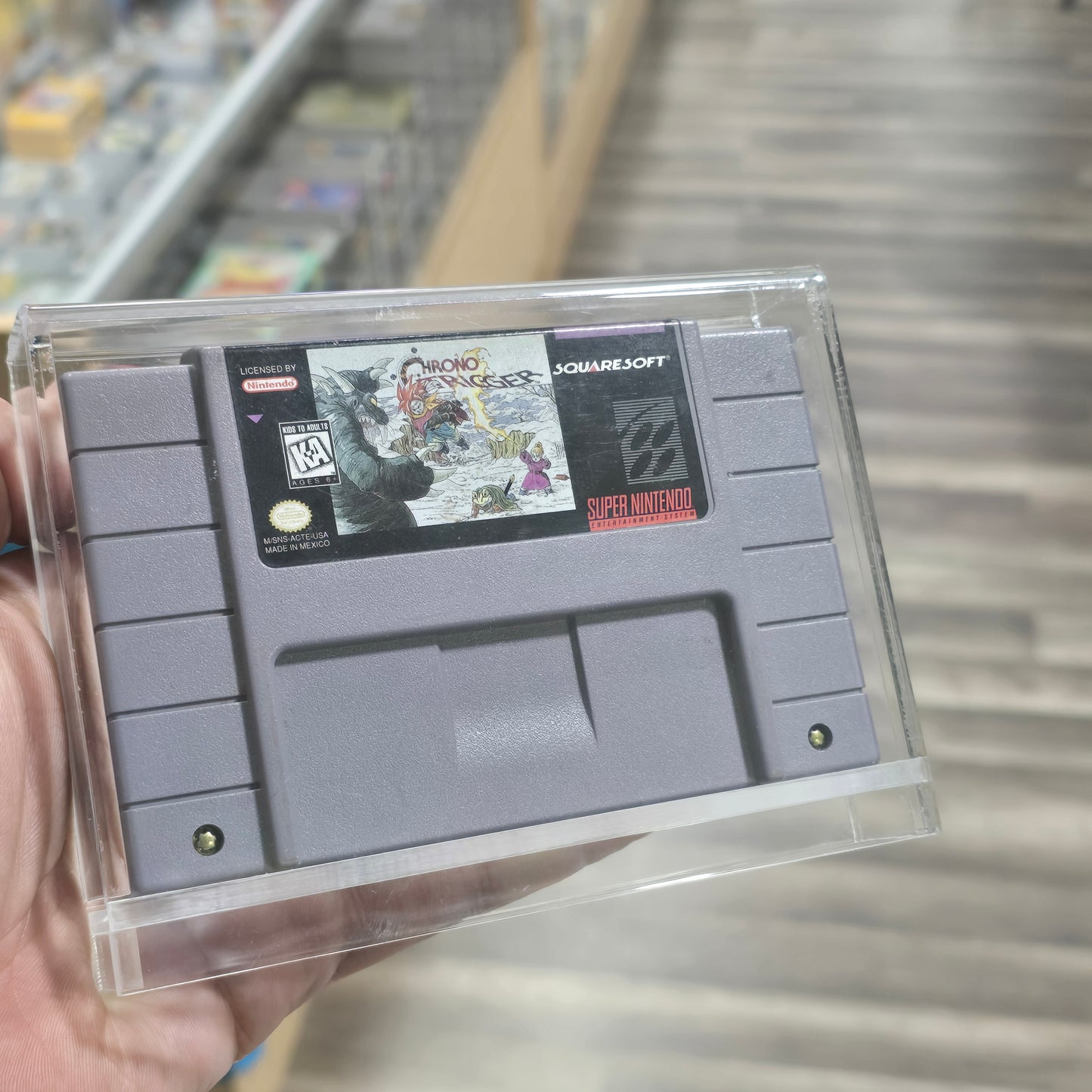 Chrono Trigger (Authentic) Super Nintendo with Acrylic Case