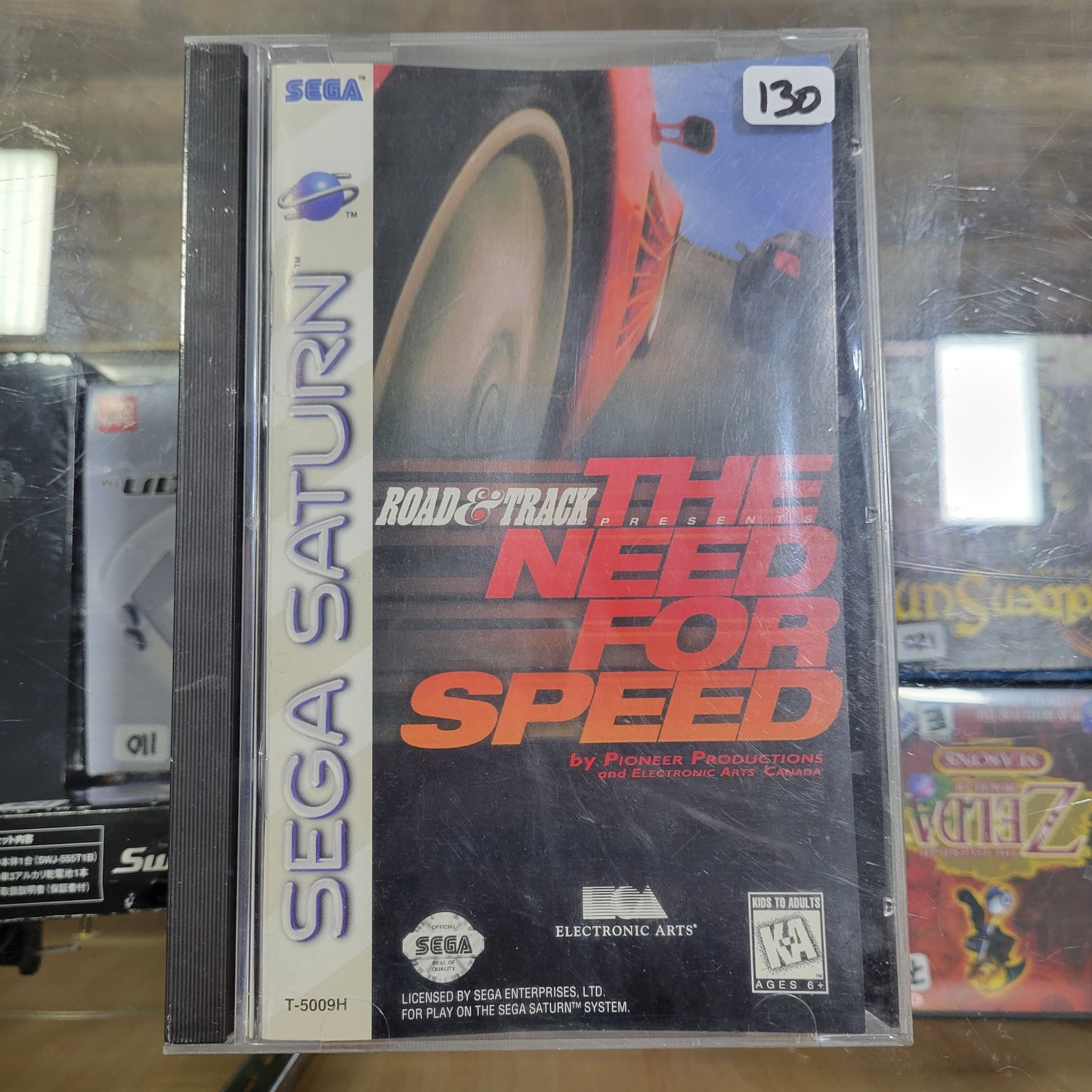 [New Sealed] Road and Track The Need For Speed Sega Saturn
