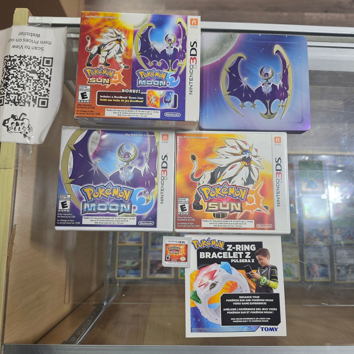 Pokemon Sun & Pokemon Moon Dual Pack [Steelbook Edition] (Pokemon Moon UNOPENED)