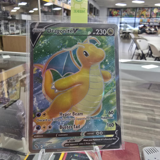 Dragonite V (Full Art) - Pokemon GO (NM)