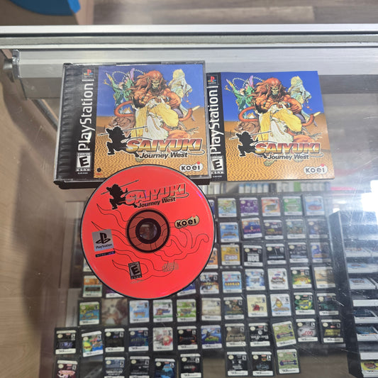 Saiyuki Journey West CIB with Registration Card Playstation 1