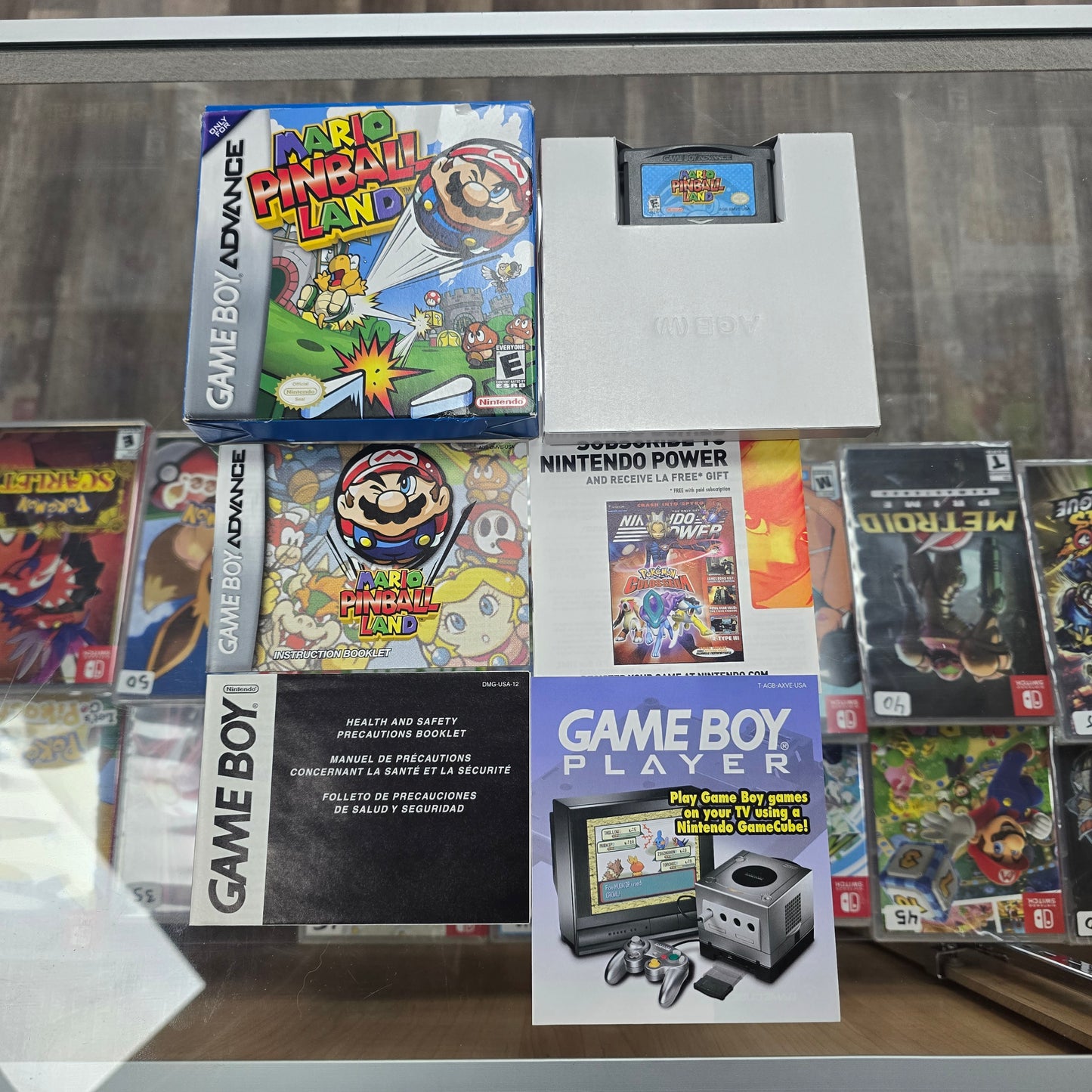 Mario Pinball Land CIB Nintendo Gameboy Advance