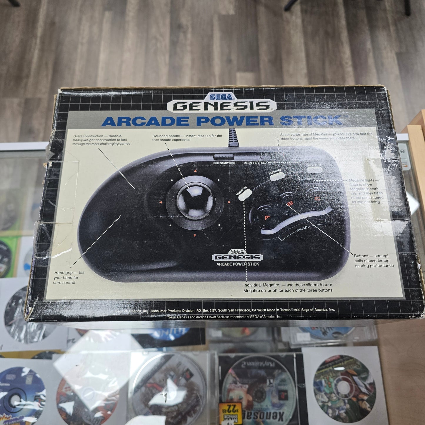 Arcade Power Stick In Box Sega Genesis