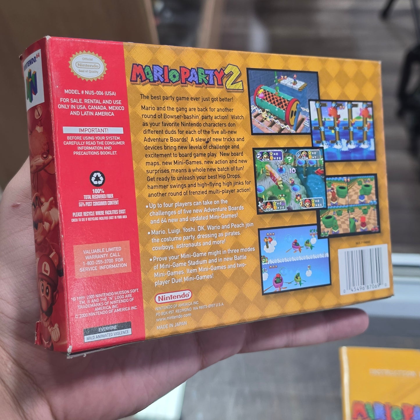 Mario Party 2 Nintendo 64 CIB
