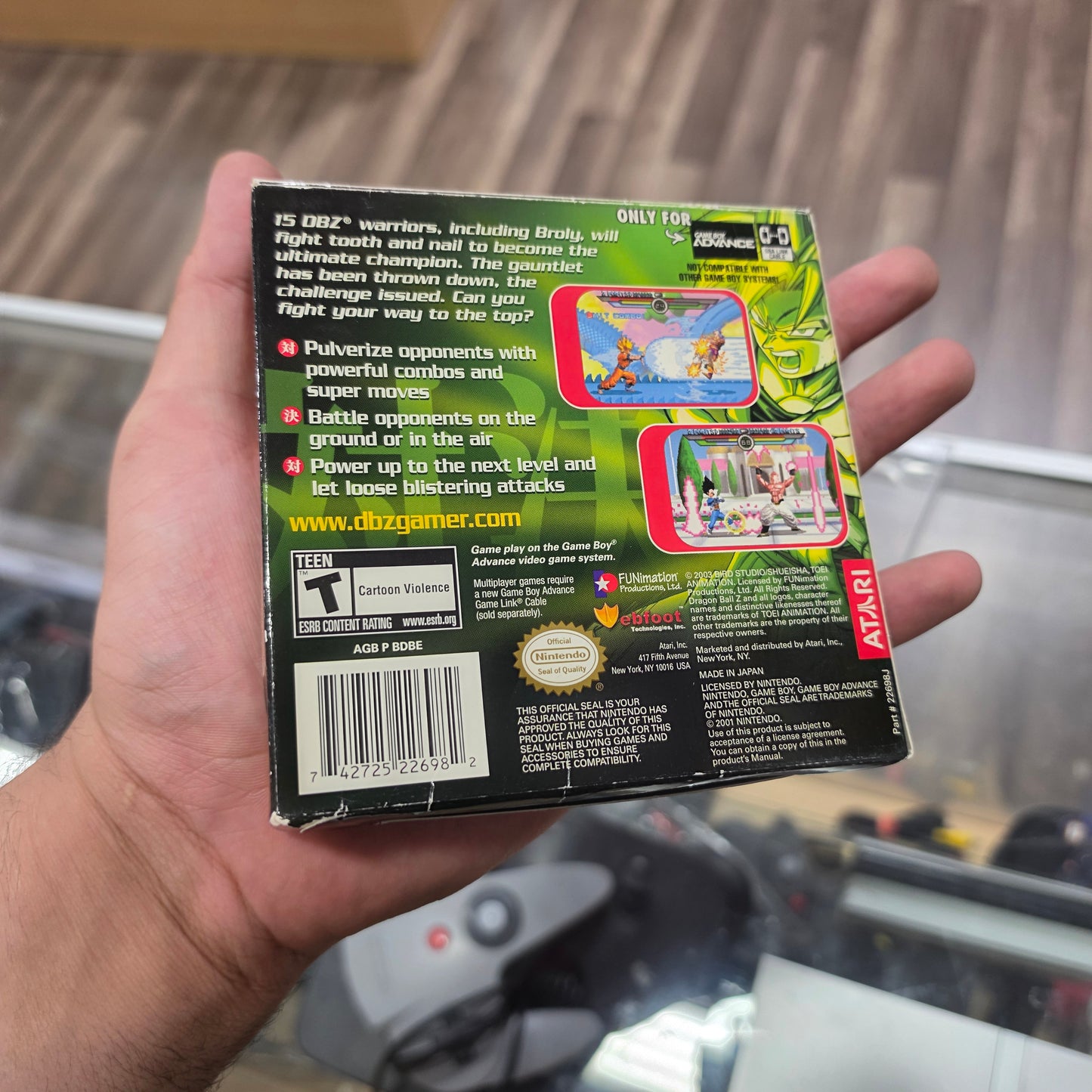 Dragon Ball Z Taiketsu CIB Nintendo Gameboy Advance