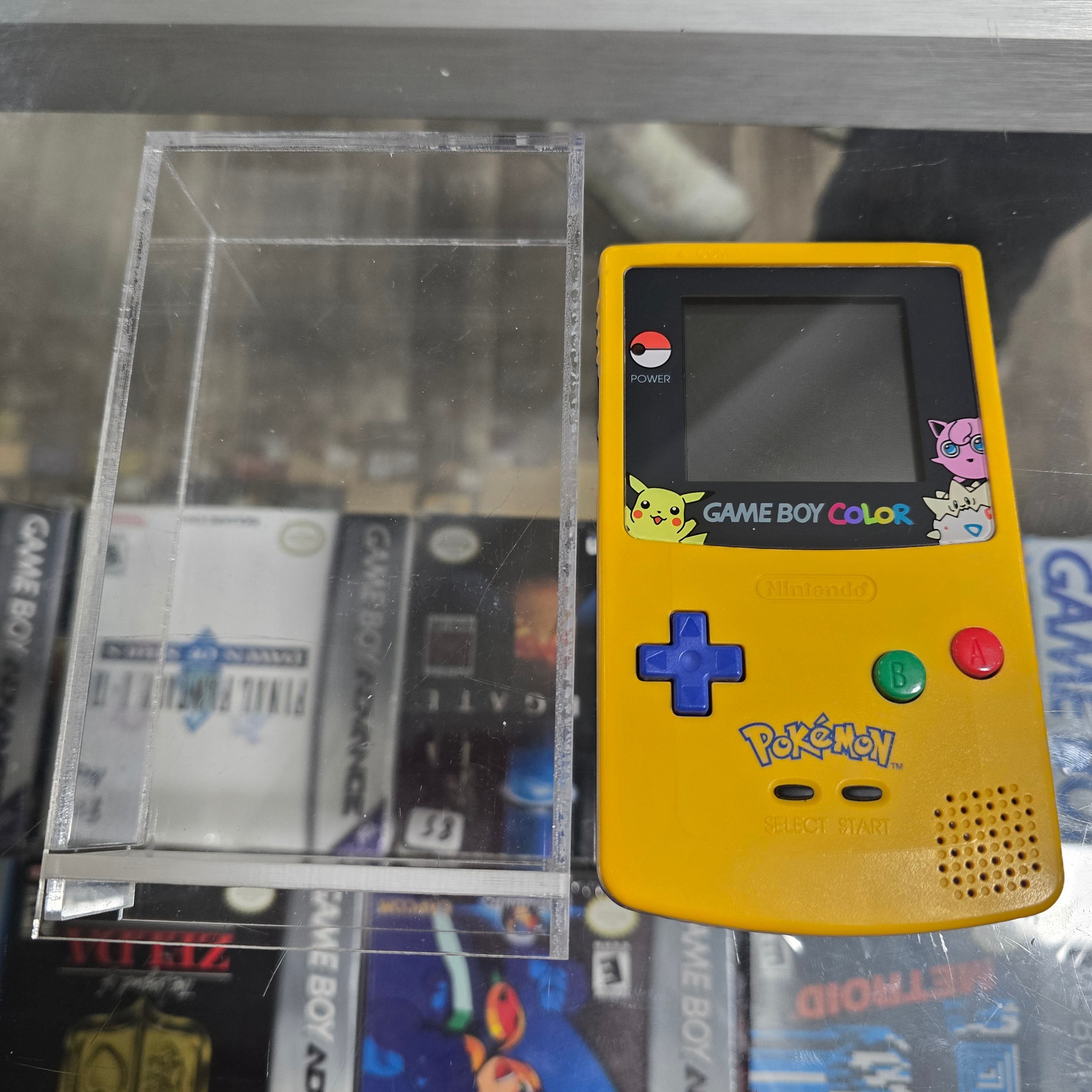 Pokemon Special Edition Gameboy Color System GameBoy Color with Acryli ...