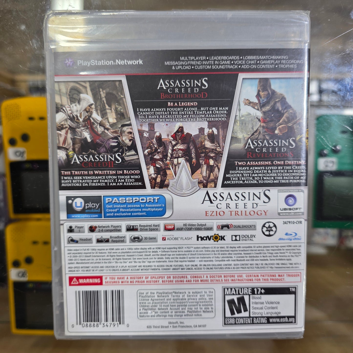 New Sealed Assassin's Creed: Ezio Trilogy Playstation 3