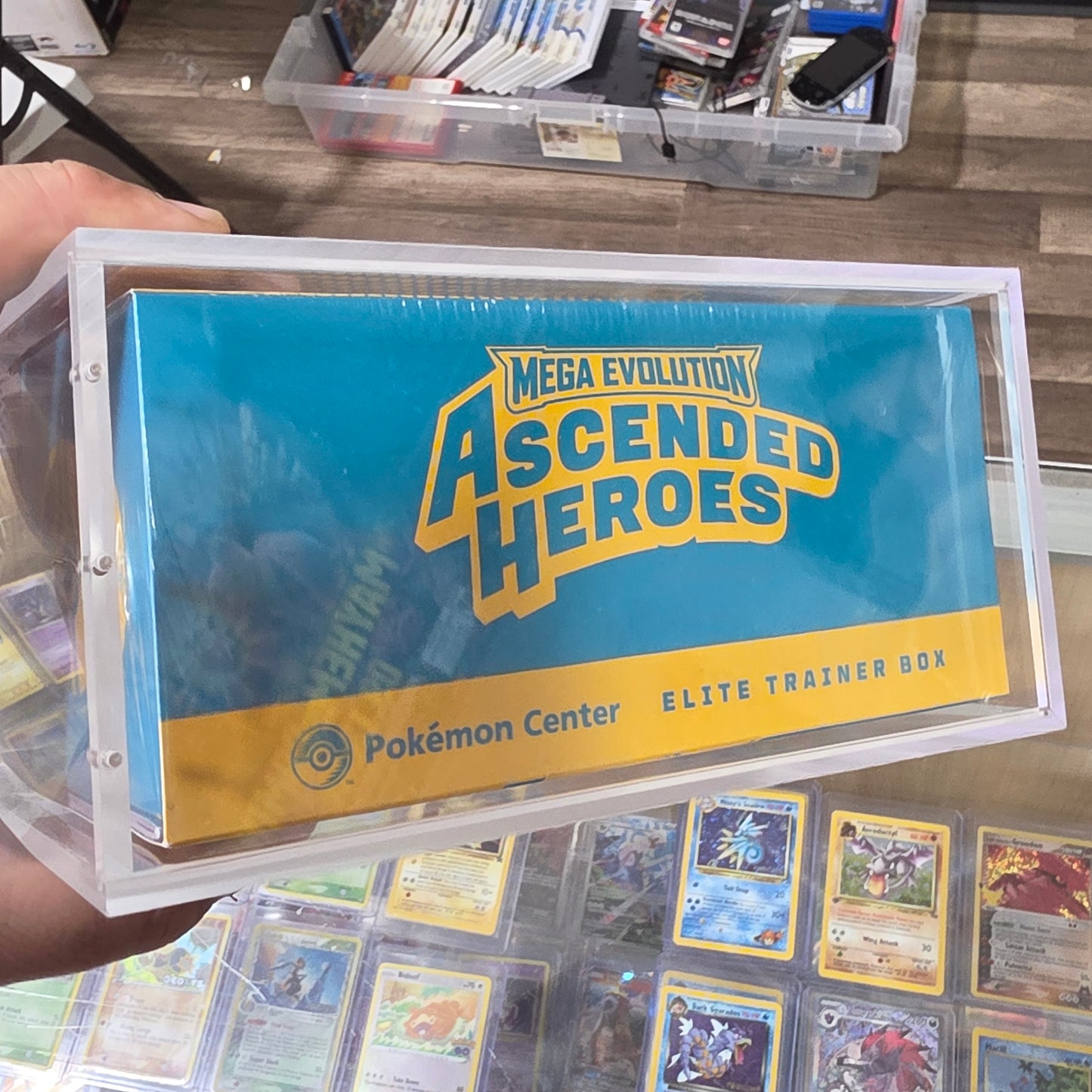 Ascended Heroes Pokemon Center Elite Trainer Box (Exclusive) (UNOPENED) with Acrylic Case