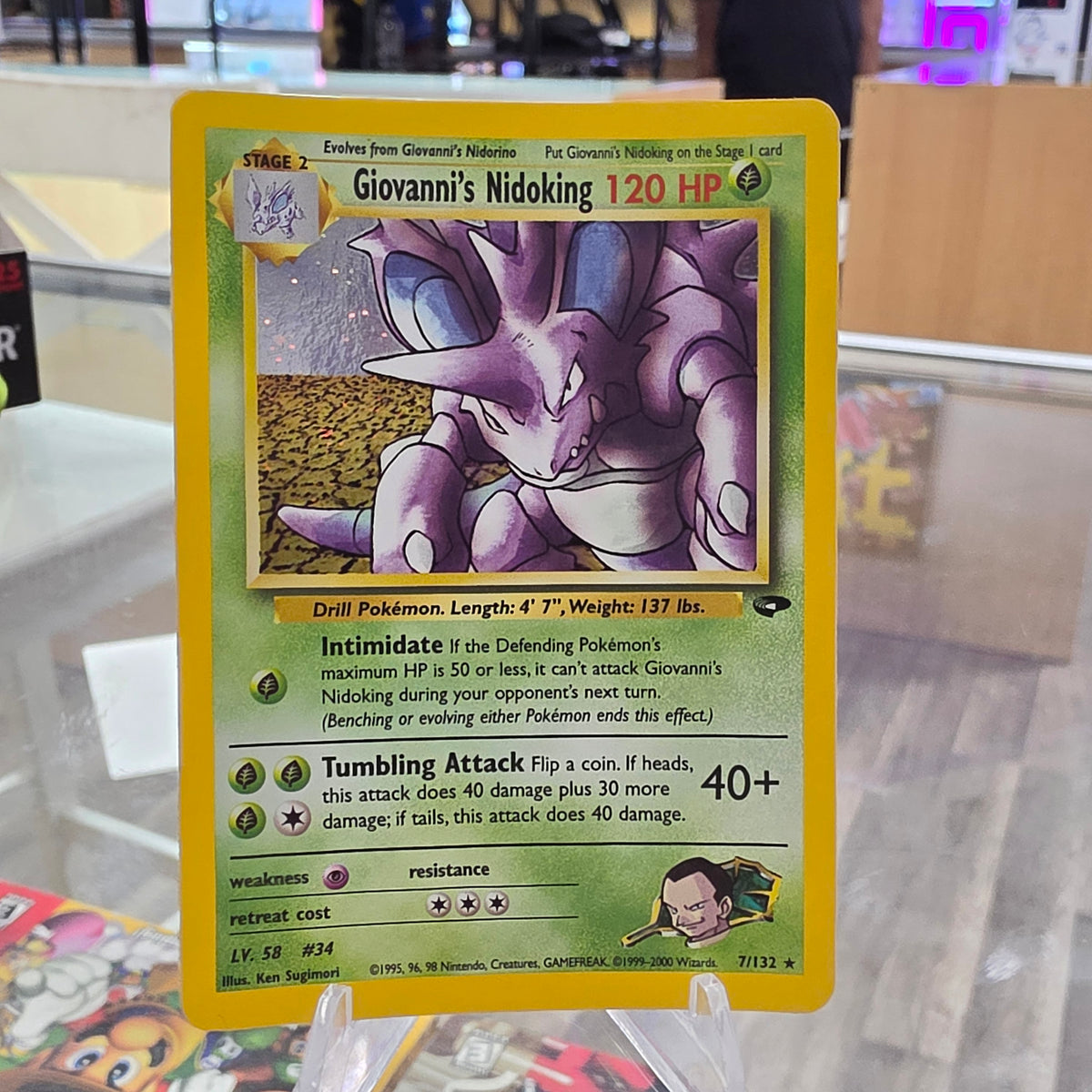 Giovanni's Nidoking - Gym Challenge (NM)