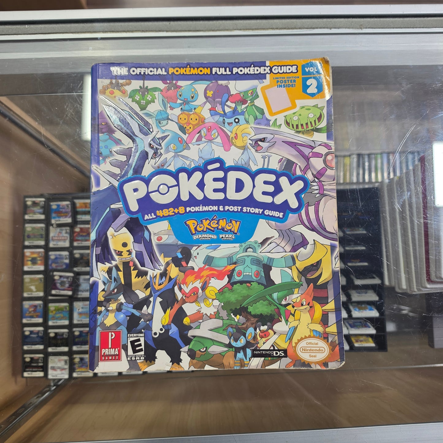 Pokemon Diamond & Pearl Prima Official Full Pokedex and Post- Game Strategy Guide Vol 2 2007 No Poster