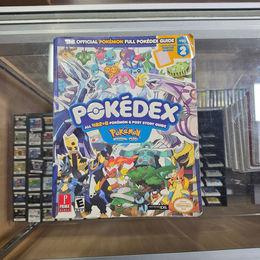 Pokemon Diamond & Pearl Prima Official Full Pokedex and Post- Game Strategy Guide Vol 2 2007 No Poster