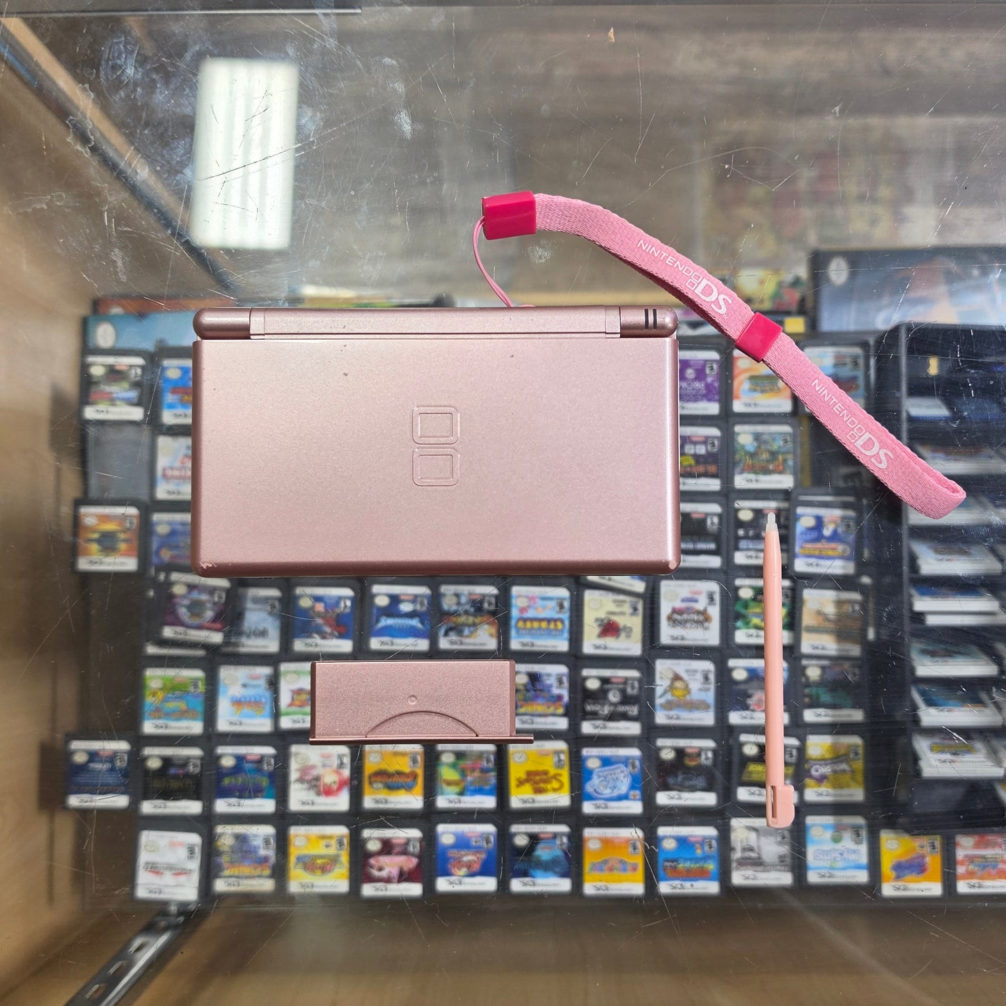 Pink Nintendo DS Lite Handheld System with Charger