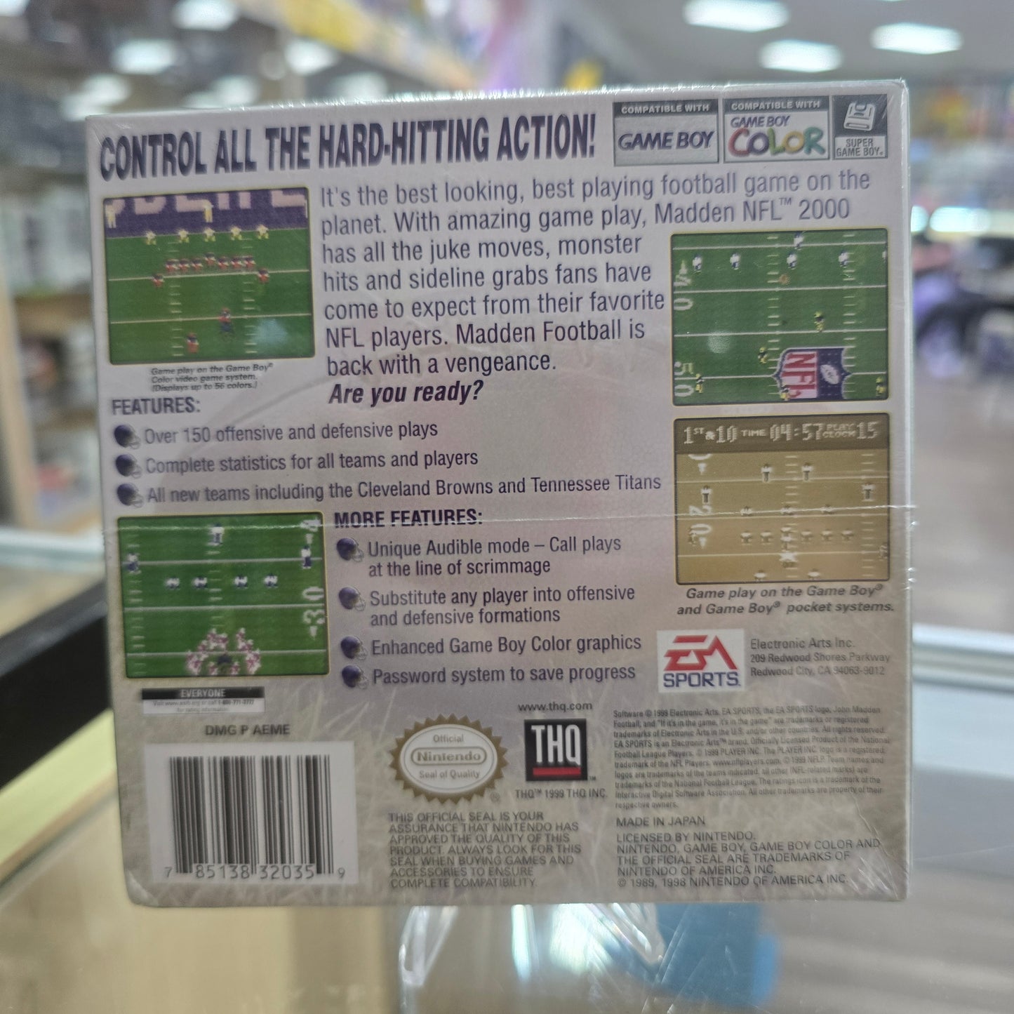 Madden 2000 Nintendo Gameboy Color (Sealed)