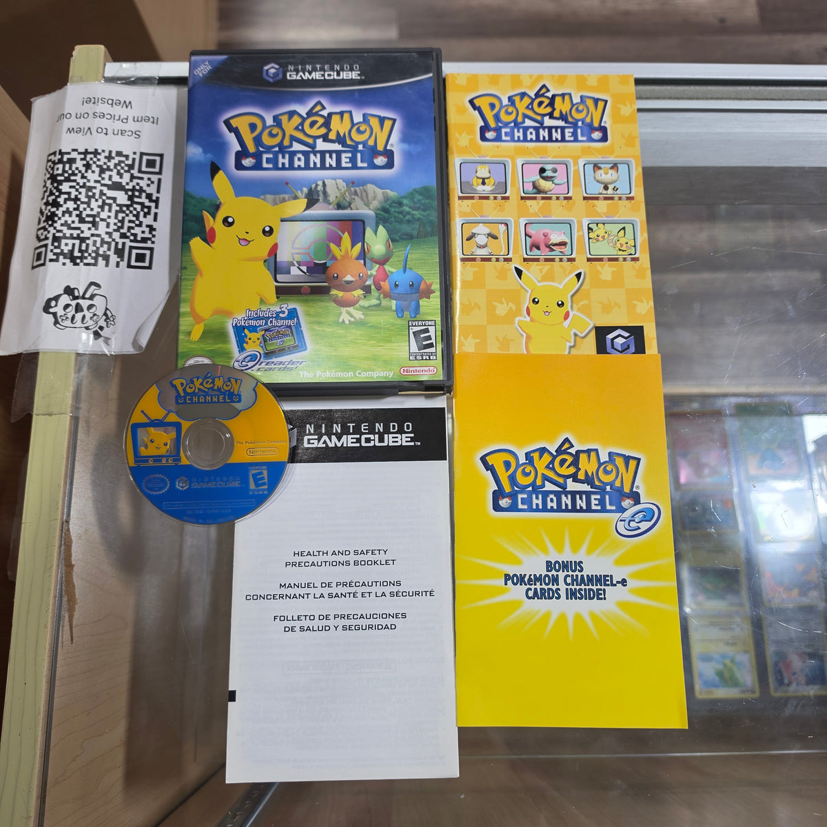 Pokémon Channel (Authentic) Nintendo GameCube With Ereader Cards