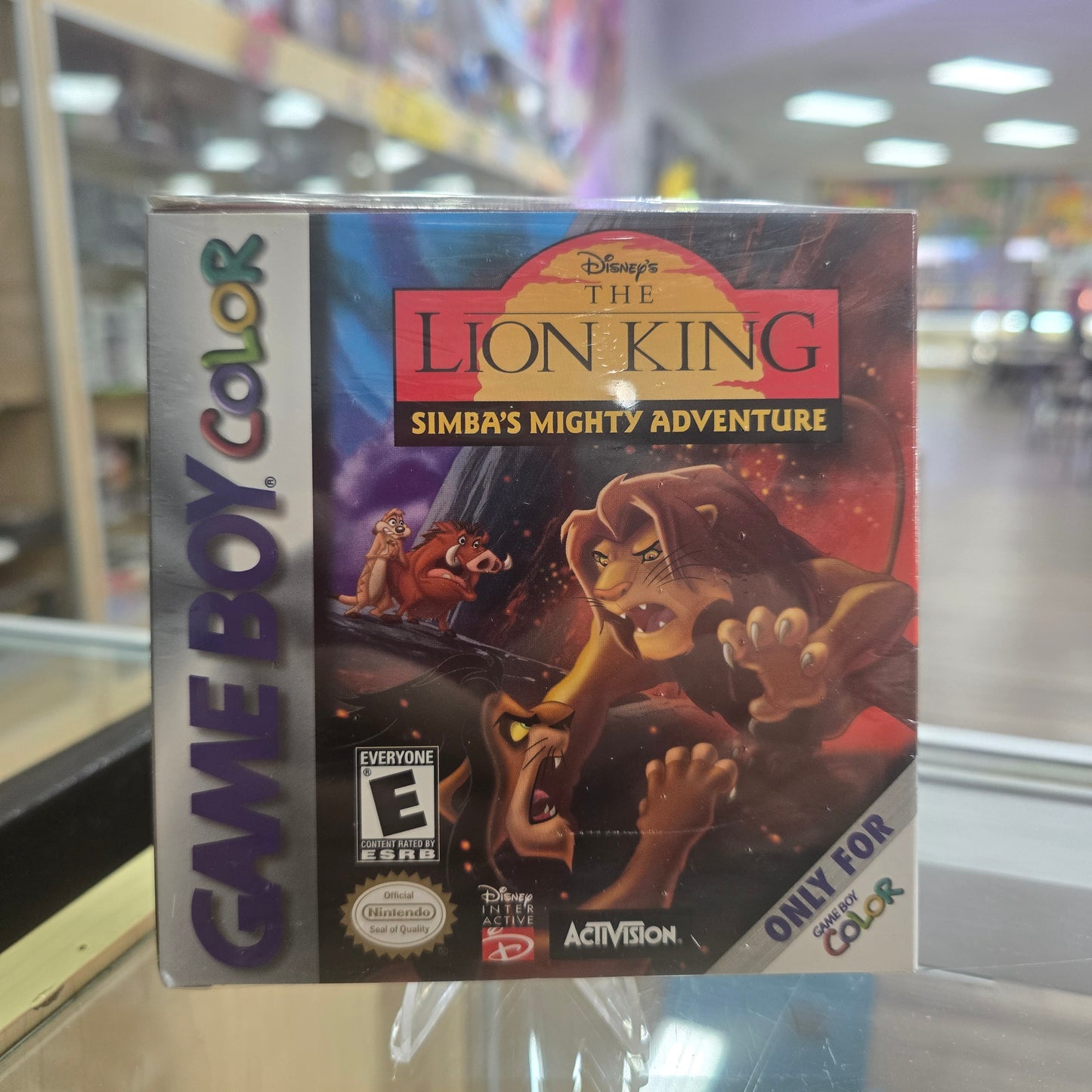 The Lion King Simbas Mighty Adventure Nintendo Gameboy Color (Sealed)