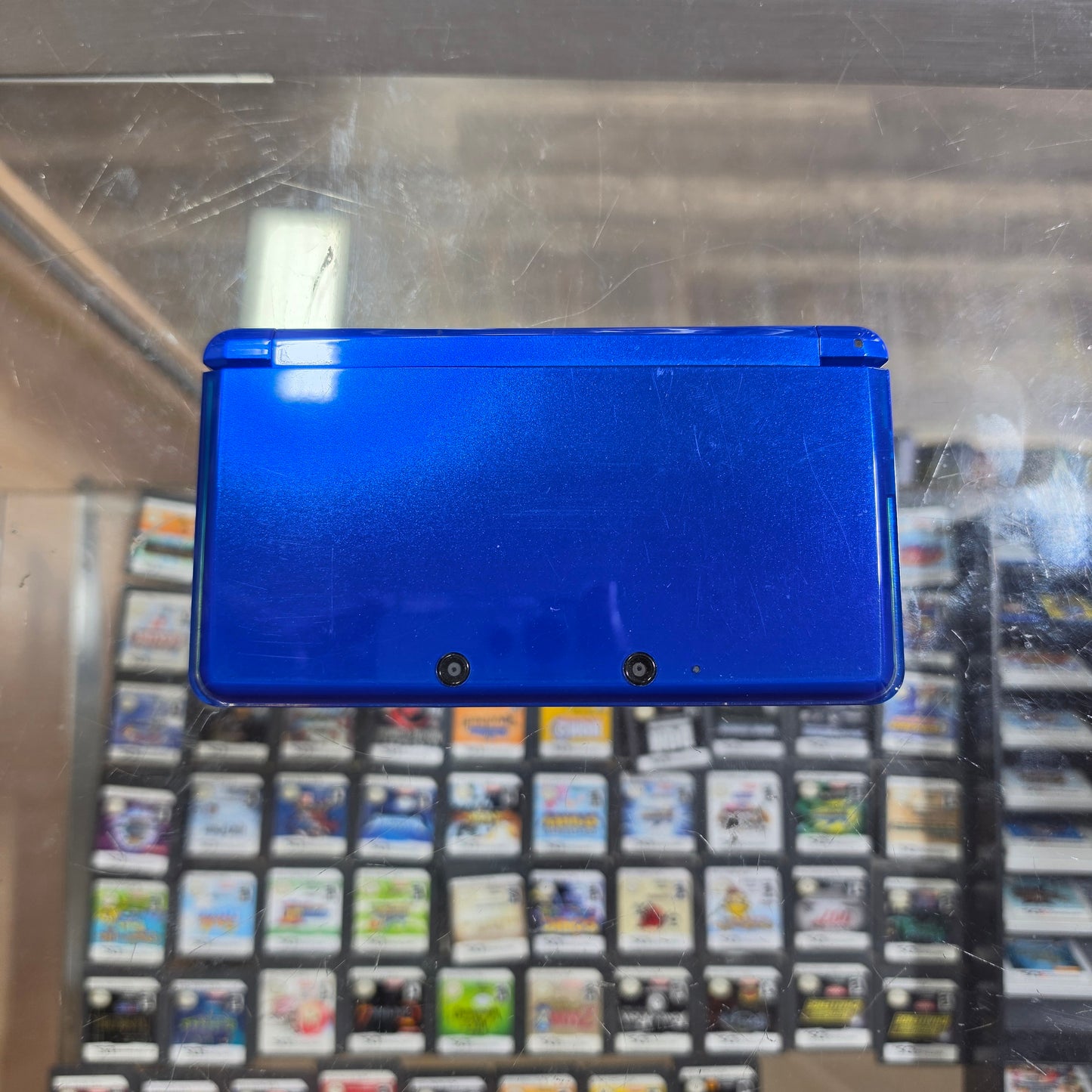Dark Blue Nintendo 3DS Handheld System With Charger (Region Free)(JAPANESE TO US)