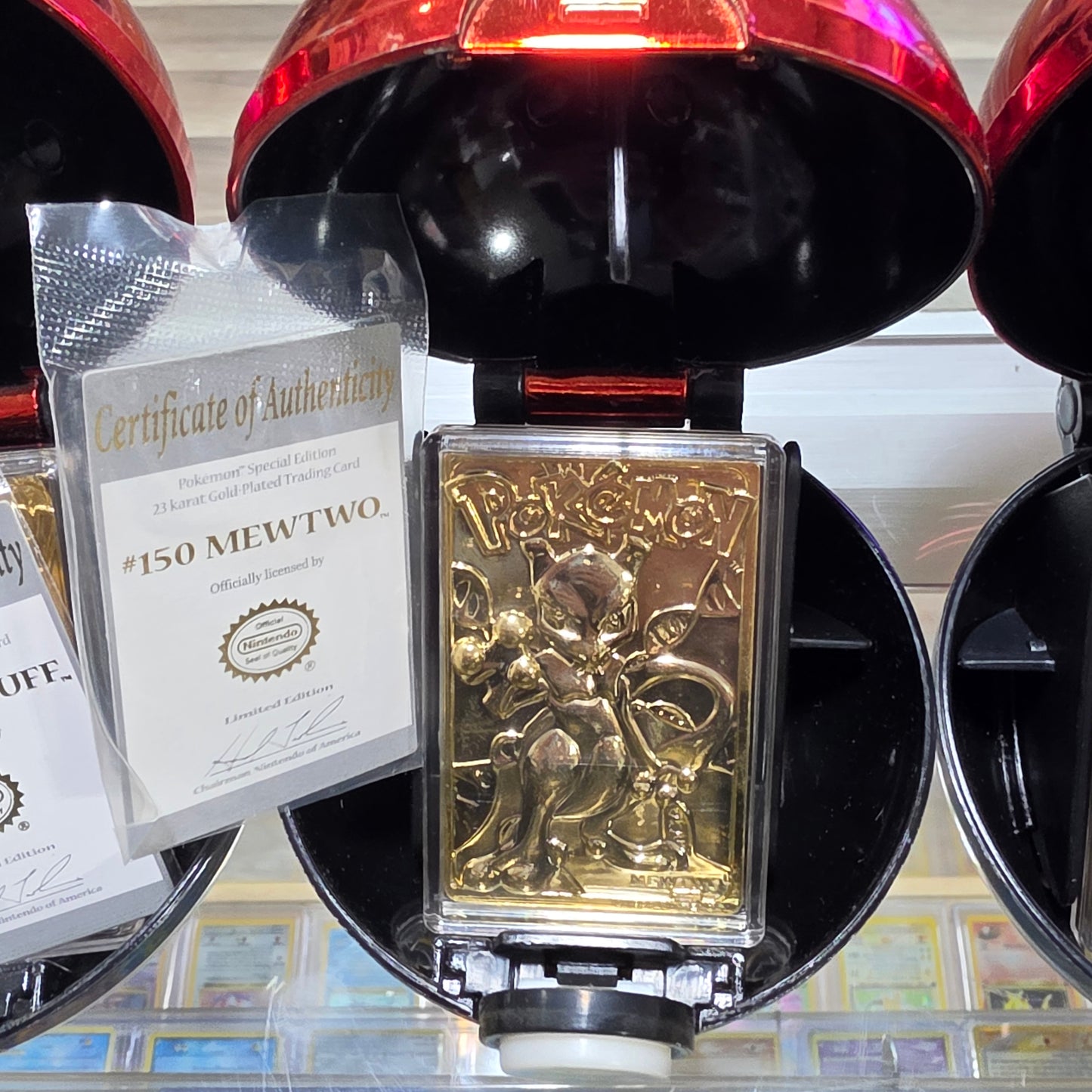 Burger King 23K Gold Plated Pokemon Cards With Certificates and Pokeballs (FULL SET)