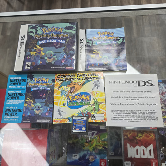 Pokemon Mystery Dungeon Blue Rescue Team (Authentic) Nintendo DS