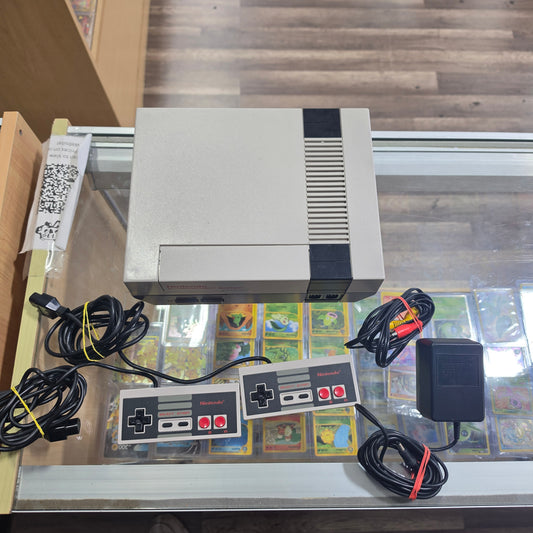 NES System with All Wires and 2 Controllers