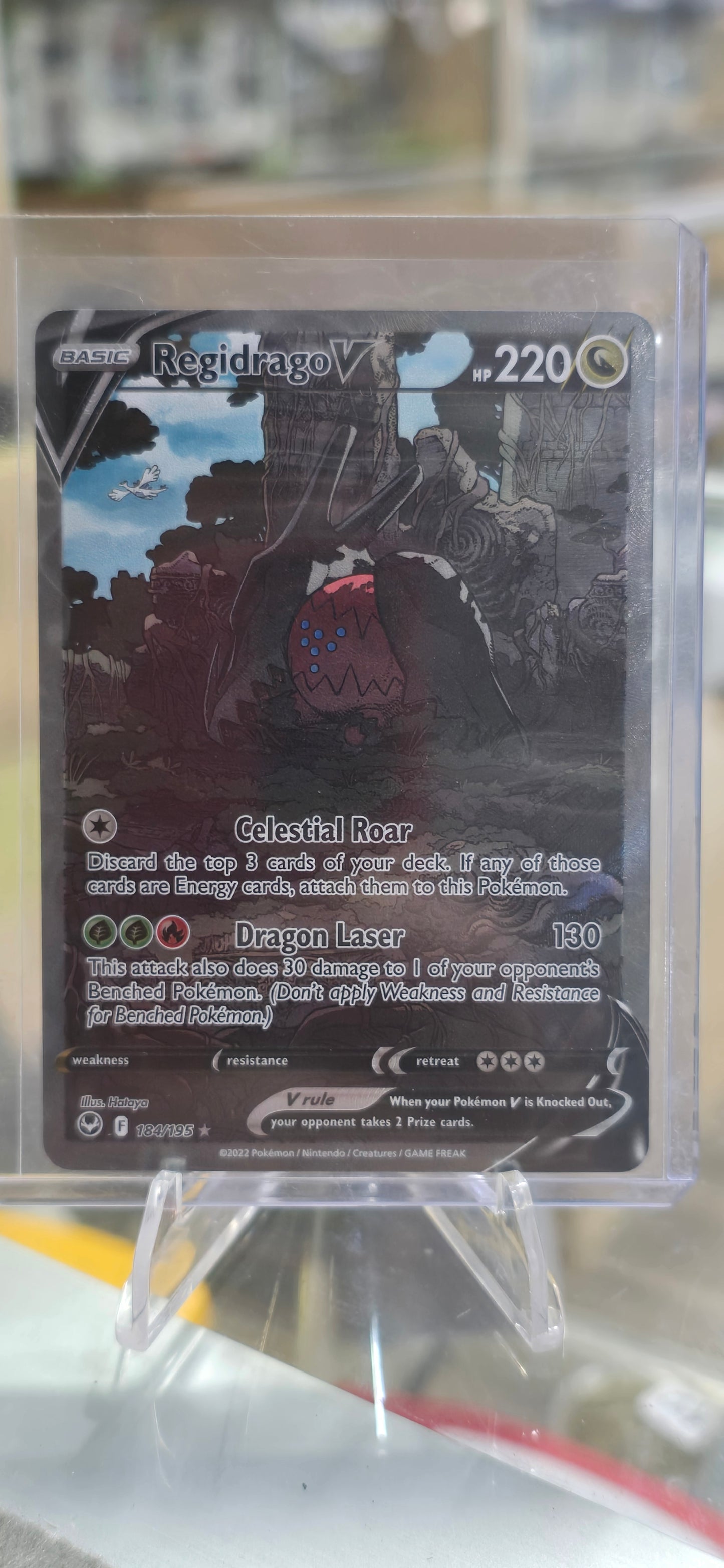 Regidrago V (Alternate Full Art) - SWSH12: Silver Tempest (NM)