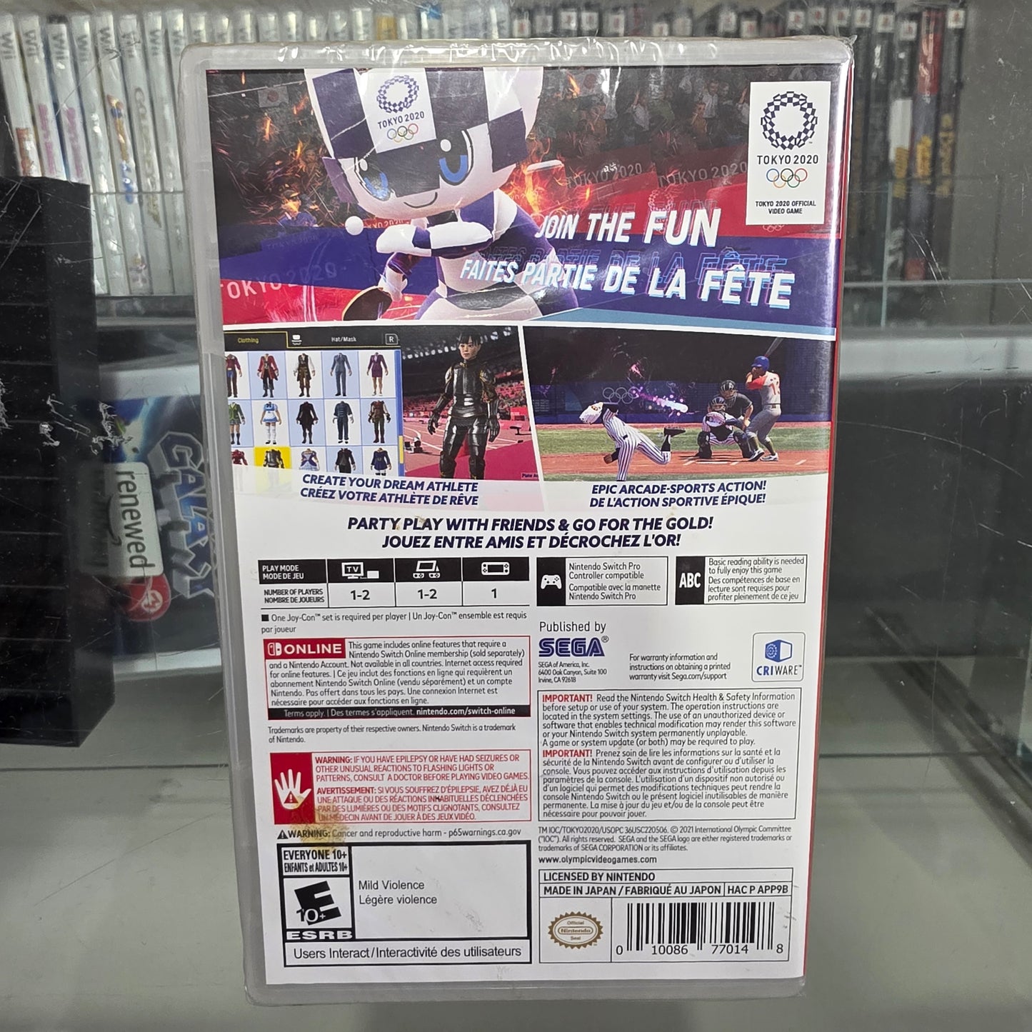 New Sealed Tokyo 2020 Olympic Games Nintendo Switch