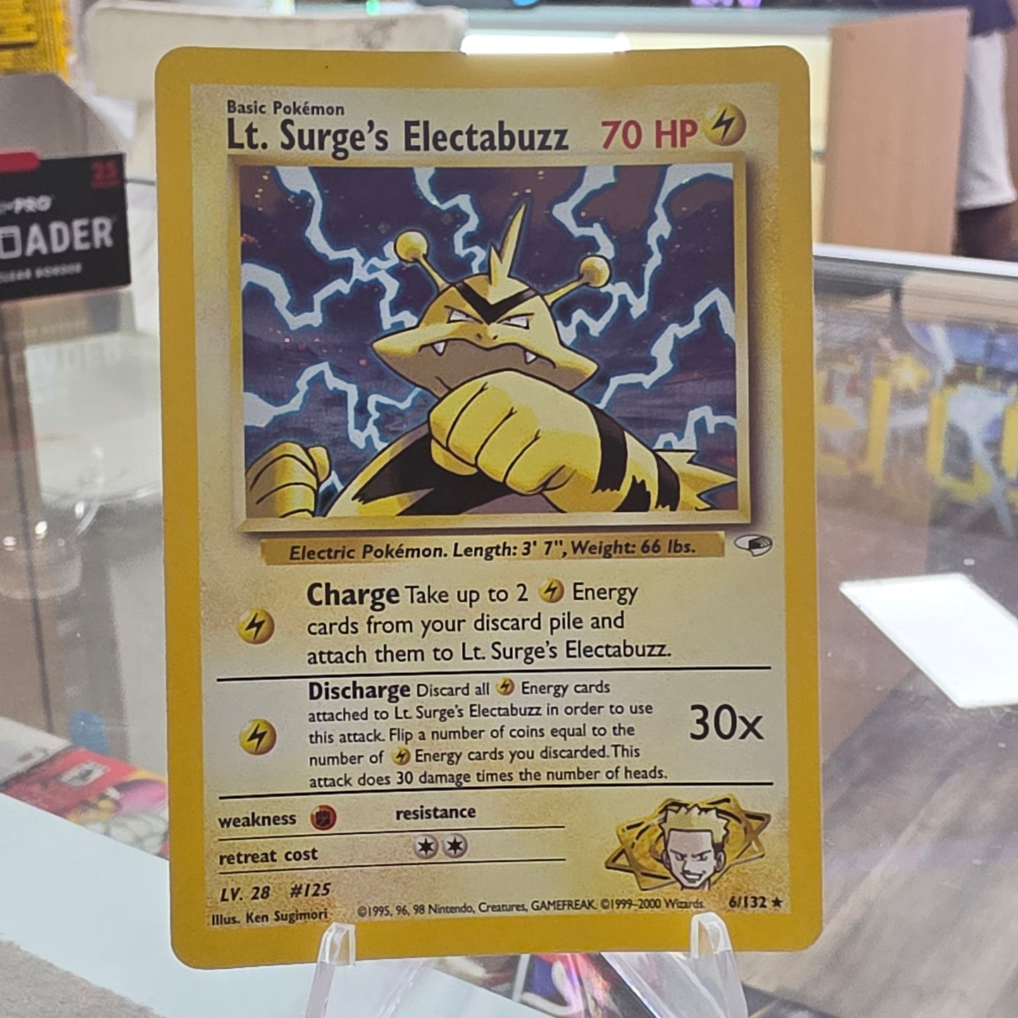 Lt. Surge's Electabuzz (6) - Gym Heroes (LP)