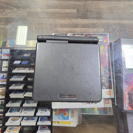 Black Nintendo Gameboy Advance SP Handheld System with Charger Model 101