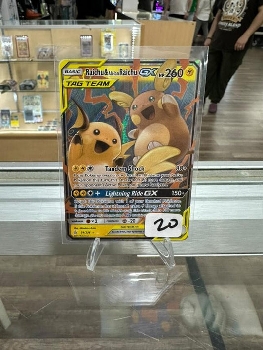 Raichu & Alolan Raichu GX - SM - Unified Minds (NM)
