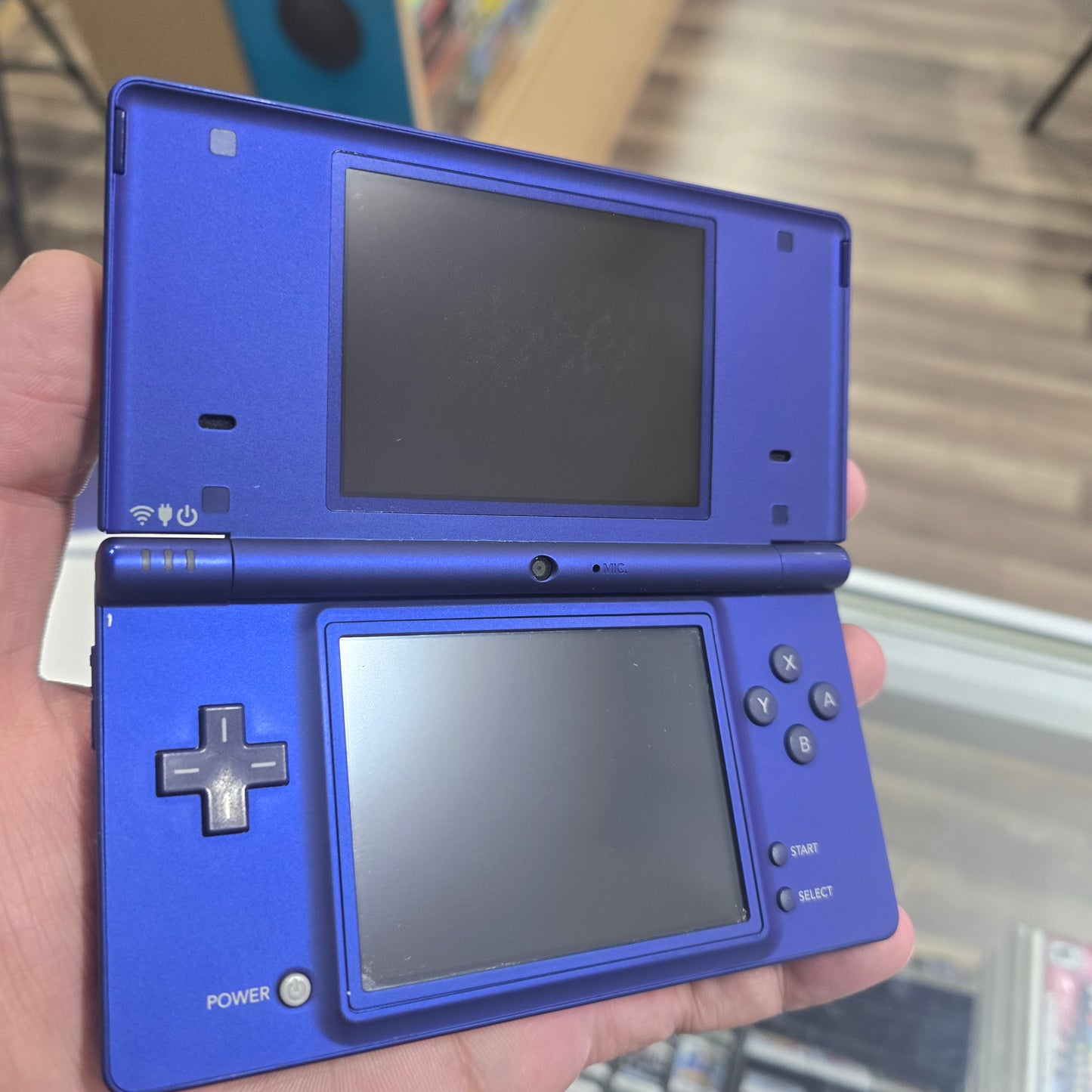 Metallic Blue Nintendo DSi System JP with Box (Has Digital Games)