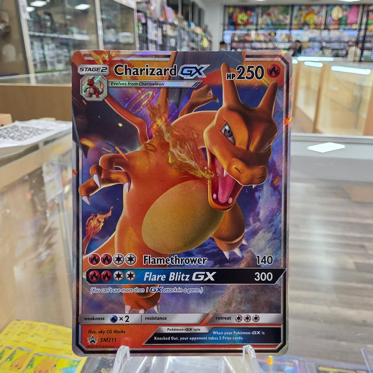 (NM) Charizard GX - SM211 - SM Promos