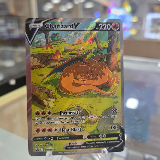 Charizard V - SWSH260 - SWSH: Sword & Shield Promo Cards NM
