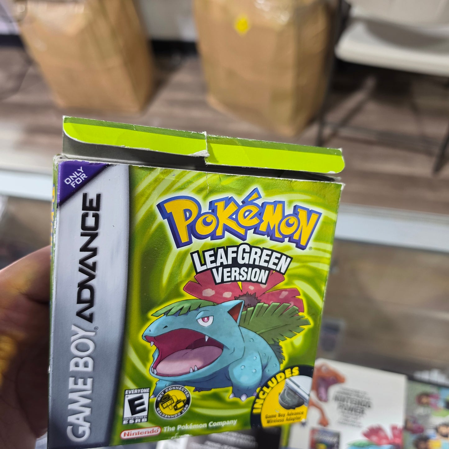 Pokémon LeafGreen (Authentic) Nintendo Gameboy Advance CIB