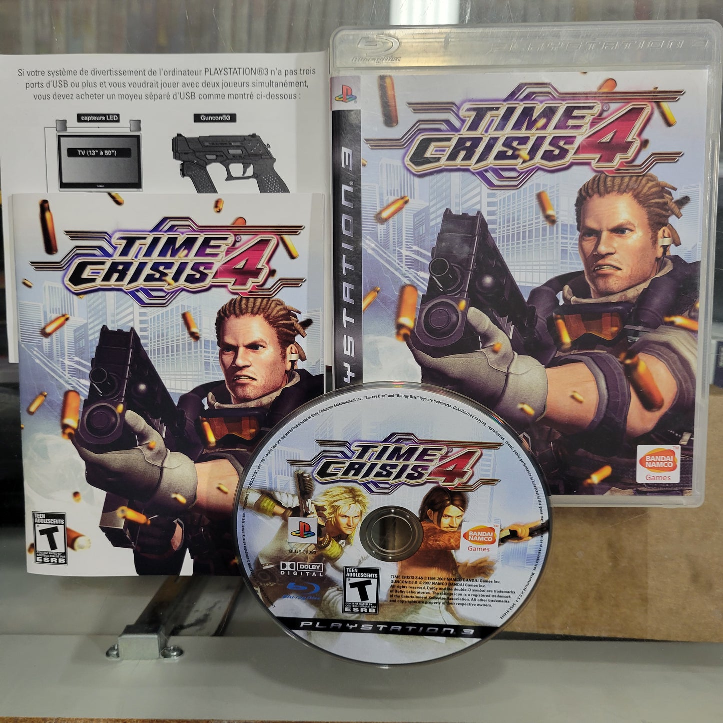 Time Crisis 4 AND Guncon 3 Playstation 3