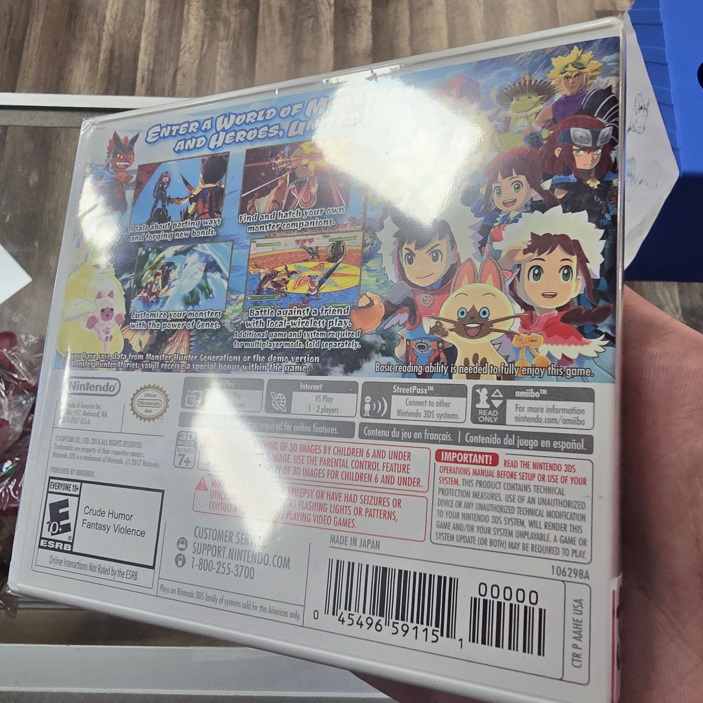 Monster Hunter Stories NEW SEALED (USA) Nintendo 3DS