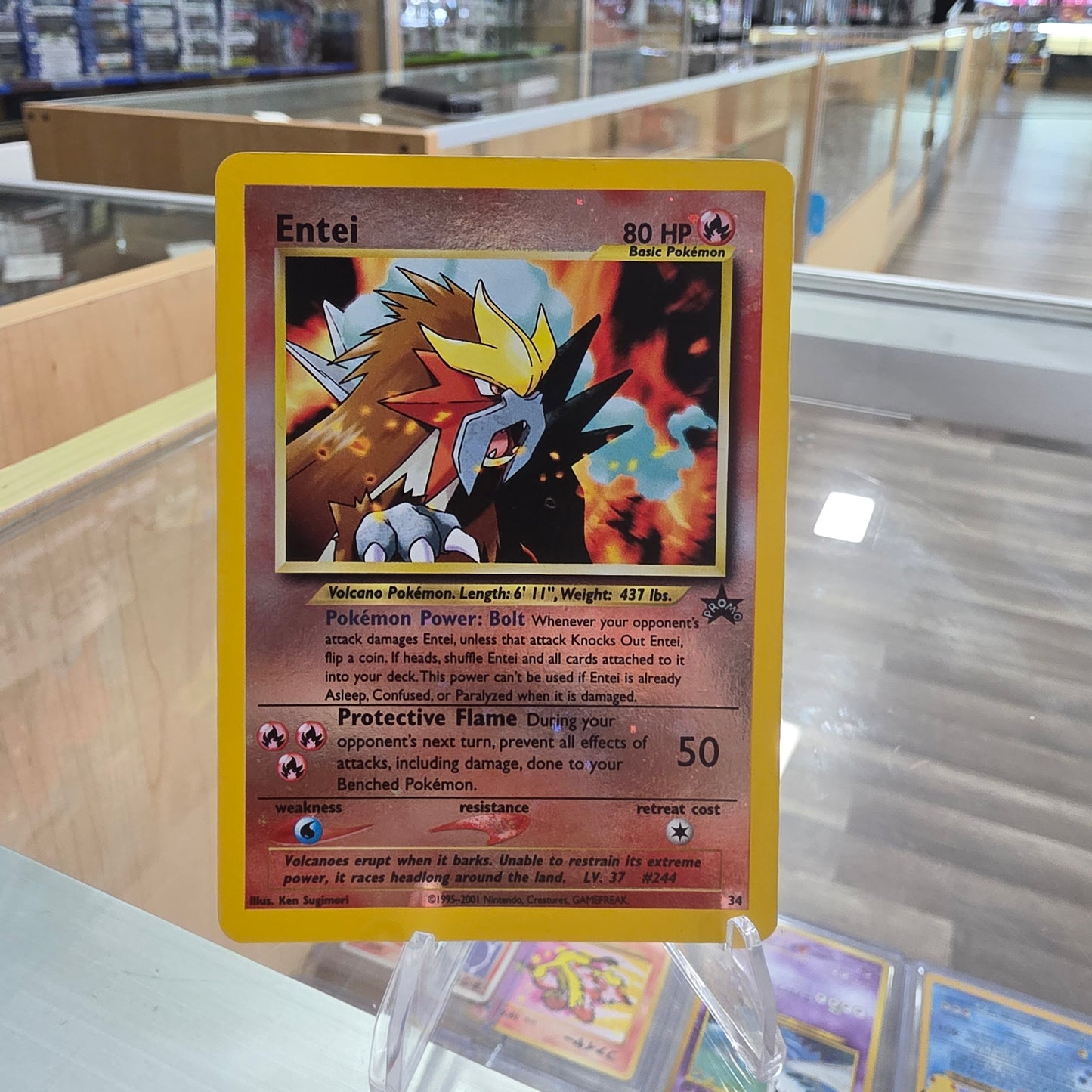 Entei - WoTC Promo (NM)