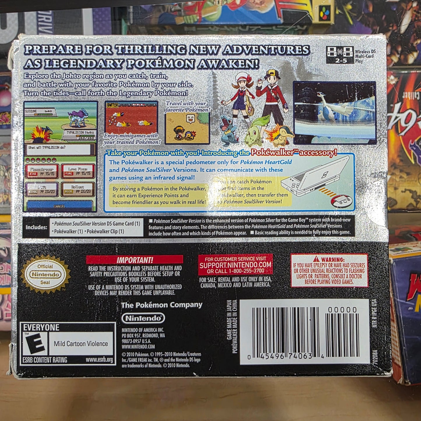 Pokémon SoulSilver (Authentic)(Big Box) [No Poké Walker] Nintendo DS